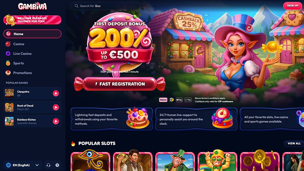 review over de no cruks goksite van gambiva casino nederland